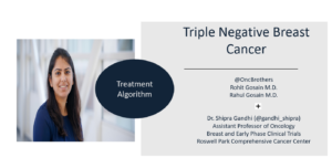 TNBC Treatment Algorithm with Dr. Shipra Gandhi - Onc Brothers