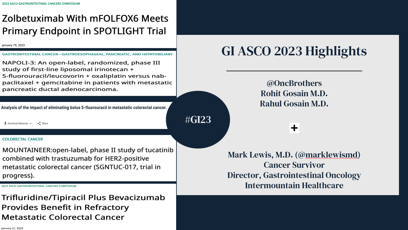 GI ASCO 2023 Highlights with Dr. Mark Lewis